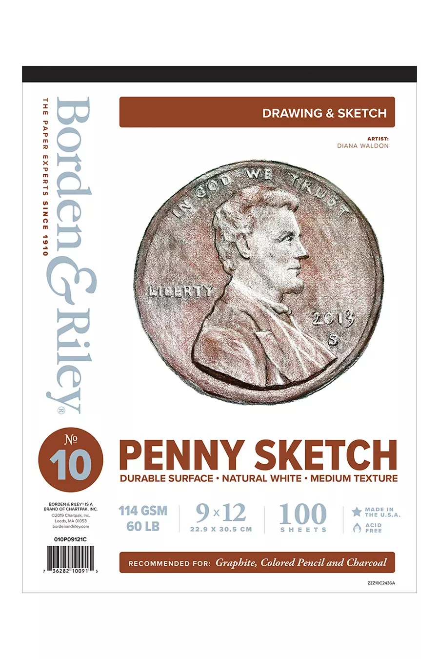 #10 Penny Sketch Bond Pads, 100 Sheets Per Pad