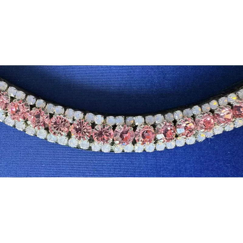 #121 Pink Crystal Browband
