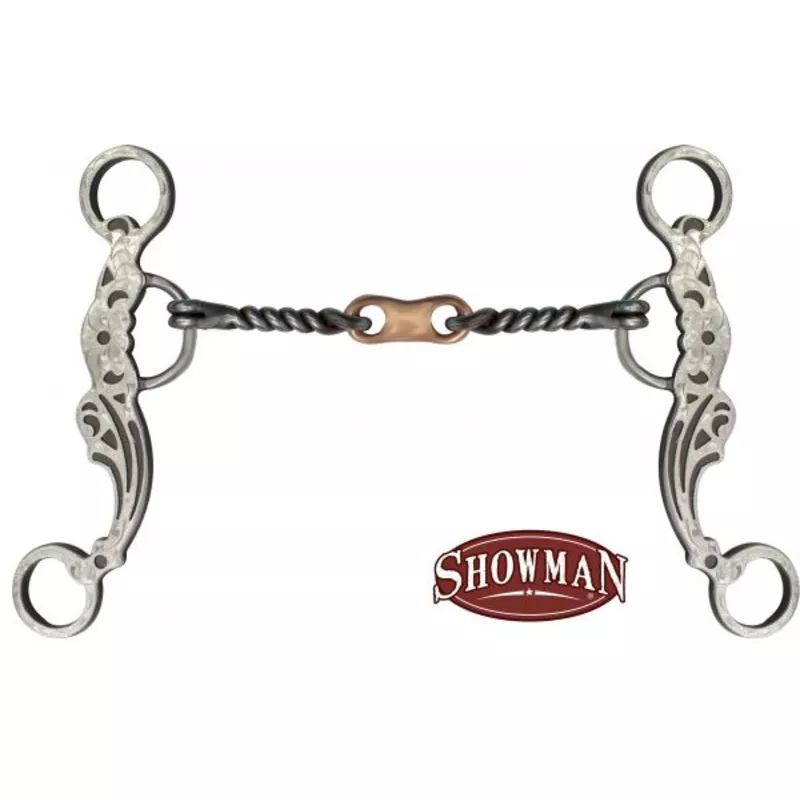 #236208: Showman 5" Twisted mouth with copper dogbone