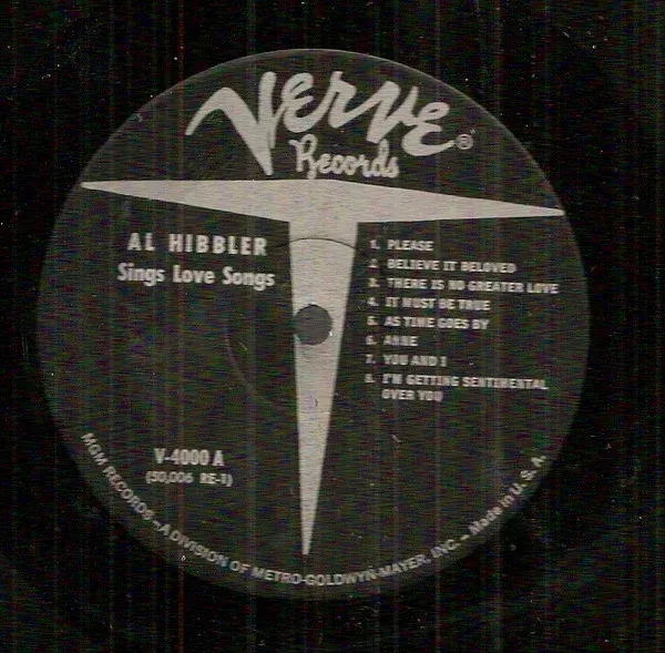 Al Hibbler - Sings Love Songs (LP, Album, RE)