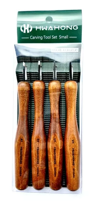 Carving Tools Set 4 Small