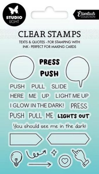 Essentials Nr. 154 Texts & Quotes - Clear Stamps - Studio Light