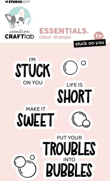 Essentials Nr. 865 - Stuck On You - Clear Stamps - Studio Light