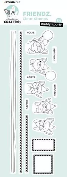 Friendz Nr. 348 Buddy's Party - Clear Stamps - Studio Light