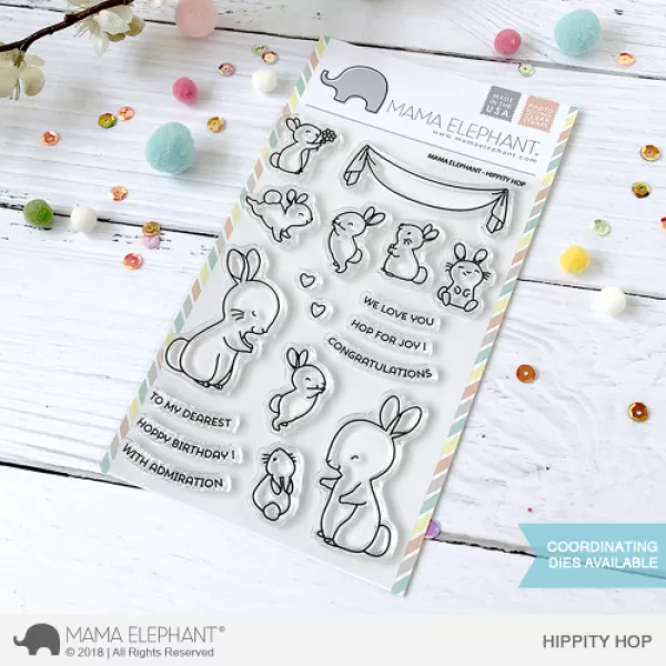 Hippity Hop - Clear Stamps - Mama Elephant