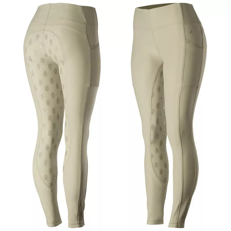 Horze Crescendo Leah Silicone Grip Full Seat Riding Tights