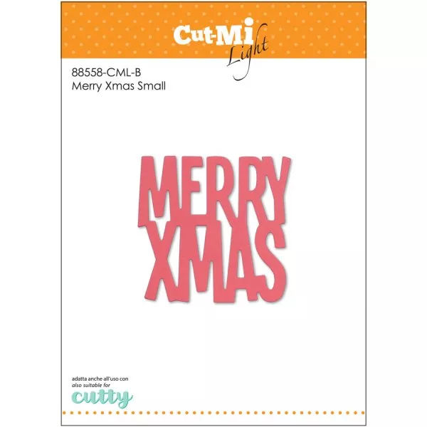 Merry Xmas Small - Dies - Impronte D'Autore