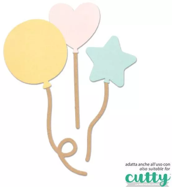 Party Balloons - Dies - Impronte D'Autore