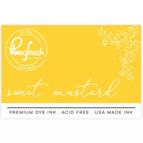 Pinkfresh Studio Premium Dye ink Pad : Sweet mustard