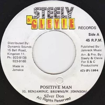 Silver Don & General Degree - Positive Man (7")