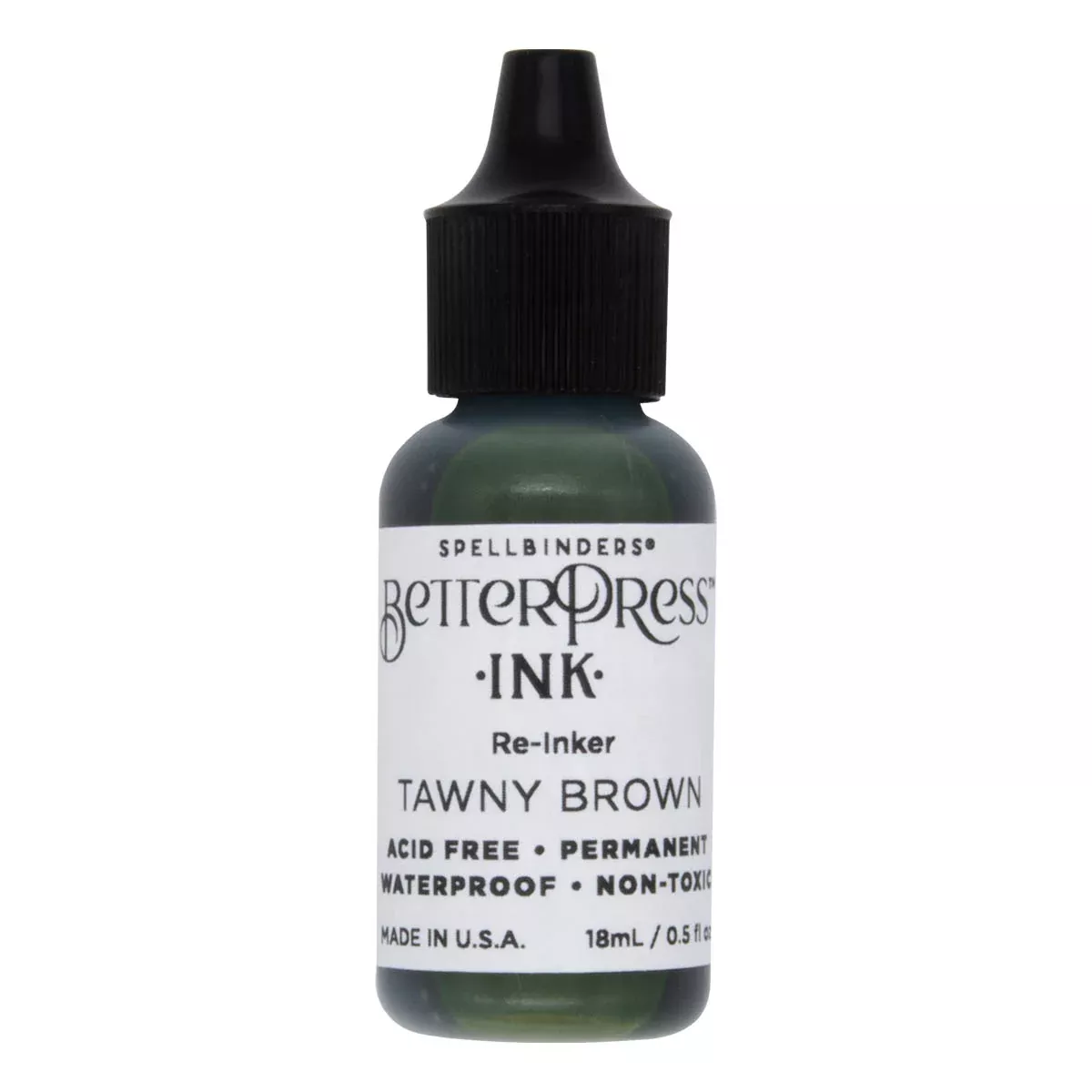 Spellbinders BetterPress Reinker - Tawny Brown, BPI-007