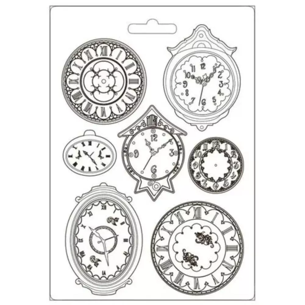 StamperiaÂ Soft Mould A4 - Garden of Promises clocks