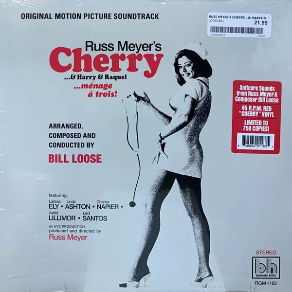 William Loose - Cherry...& Harry & Raquel (Original Motion Picture Soundtrack) (LP, Ltd, Red)