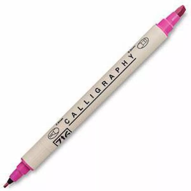 Zig Dual Tip Calligraphy Marker 2mm/5mm