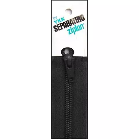 Zipper 18" Black Ziplon Separating