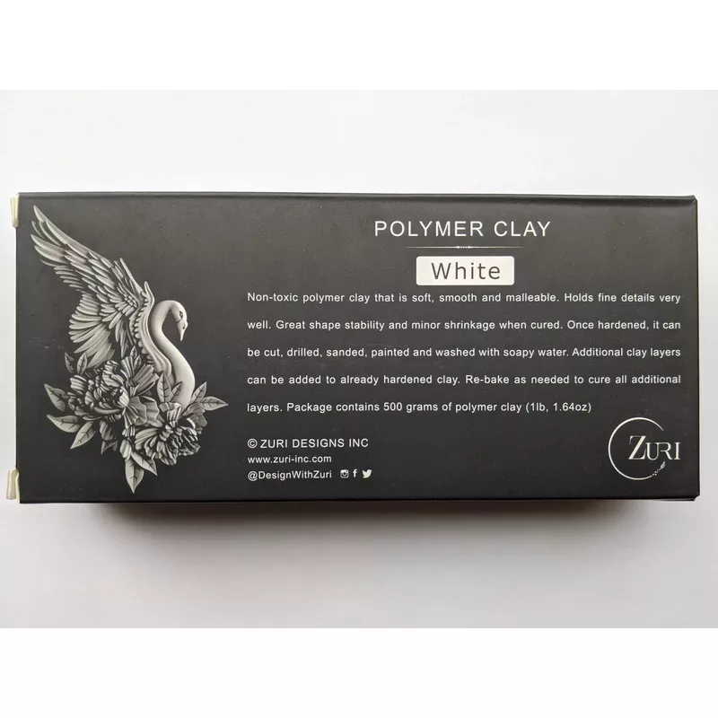 Zuri Polymer Clay – White
